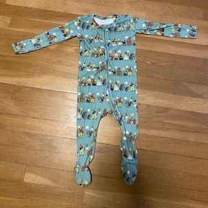 Maison Me
Baby Sawyer Holiday Zip Footie Pajama, Winter Mushroom Village